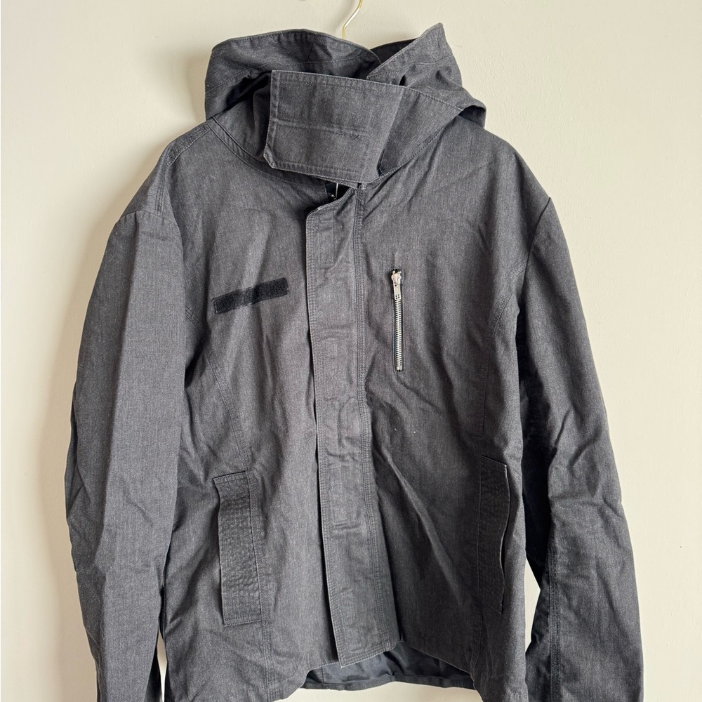 Foreign Exchange Men's Gray Hooded Jacket